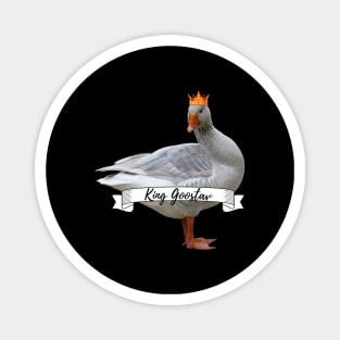 Royal Geese King Goostav Funny Goose Lover Gift Magnet